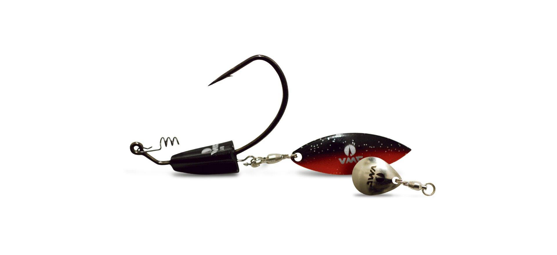 VMC Heavy Duty Black Nickel Swimbait Hooks - 4 Pack For Bass, Pike, Muskie Fishing 3 thumbnail image