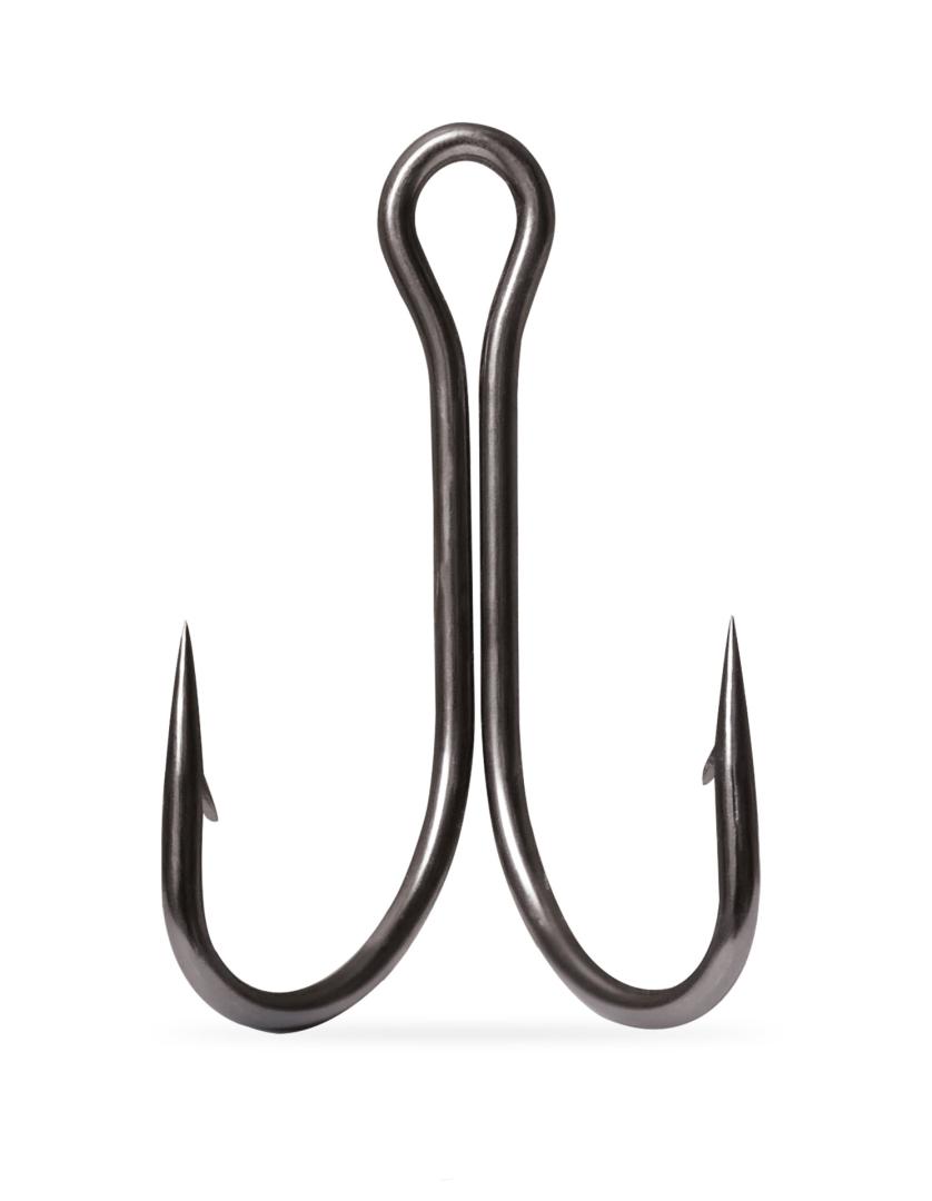 VMC #10 Fluorocarbon Stinger Hooks (10-Pack) – Removable, Clear, Ideal For Freshwater & Saltwater